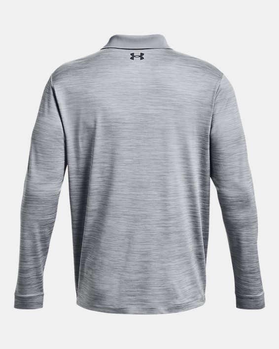 เสื้อโปโลแขนยาว UA Performance 3.0 สำหรับผู้ชาย in Gray image number 5